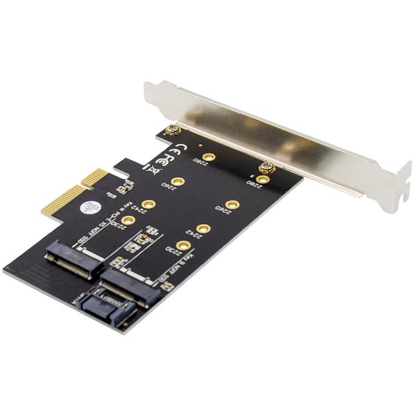 M.2 NGFF/ NVMe SSD PCI Express 3.0 (x4) Add-On Karte DIGITUS DS-33170 (4016032464419)
