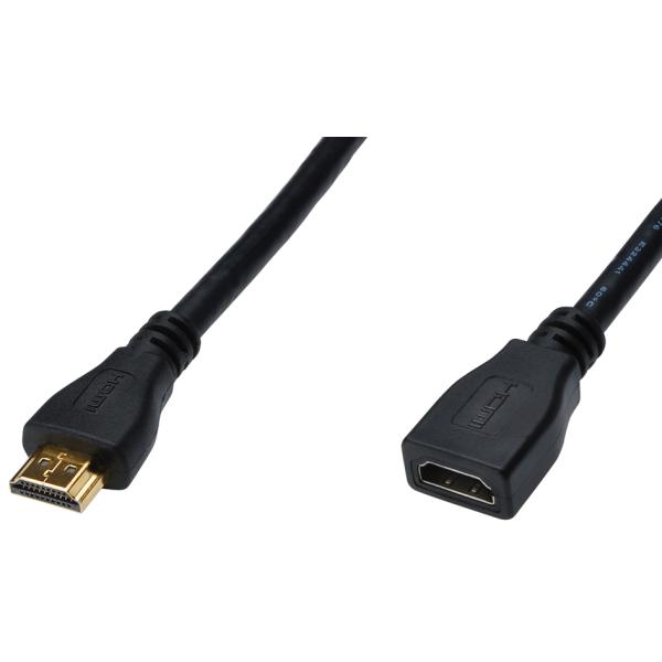 Verlängerungskabel High Speed, HDMI-A, 2, 0 m DIGITUS AK-330201-020-S (4016032291138)