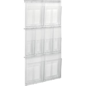 Wanddisplay 'the placativ', 4x DIN A4 + 4x 1/ 3 DIN A4 helit H6810902 (4012086008135)