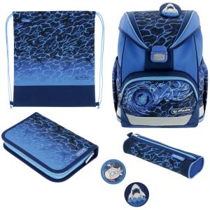 Schulranzen UltraLight Plus 'Blue Shark' herlitz 300001065 (4008110370781)