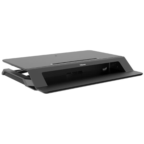 Sitz-Steh Workstation Lotus LT für 2 Monitore höhenverstellbar schwarz FELLOWES 8215001 (0043859753529)