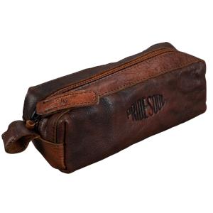 Schlamper-Etui, aus Leder, dunkelbraun PRIDE&SOUL 47176 (4021068471768)