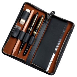 Schreibgeräte-Etui, für 3 Schreibgeräte, schwarz Alassio 2638 (4021068026388)