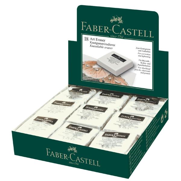 FABER-CASTELL Knetgummi-Radierer ART ERASER, weiß Faber-Castell 127154 (9556089720205)