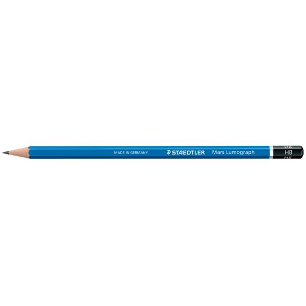 Bleistift Mars Lumograph 2H blau STAEDTLER 100-2H (4007817104217)