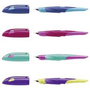 Schulfüller EASYbirdy Rechtshänder Feder A himmelblau grasgrün inkl. Patrone STABILO 5014/2-41 (4006381542425)