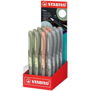 Füllhalter Flow MONOCHROME, 16er Display STABILO 5075/16-01 (4006381616041)