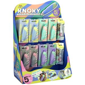 Mehrweg-Korrekturroller KNOKY, 5 mm x 6 m, Display Pentel XZTT805-5E (4016284347775)