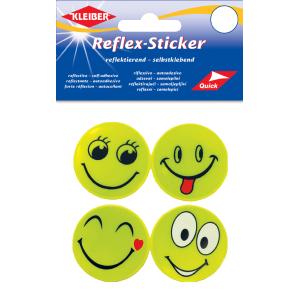 Reflex-Sticker 'Happy Face', gelb KLEIBER 61186 (4009691611867)