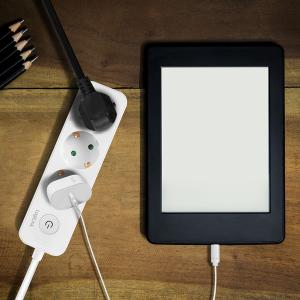 Steckdosenleiste, 3-fach, mit Schalter, weiß LogiLink LPS244 (4052792057768)