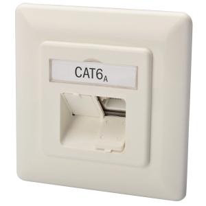 Anschlussdose Kat.6A (tief), 2 x RJ45, geschirmt DIGITUS DN-9008-1 (4016032320227)