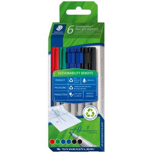 Lumocolor NonPermanent-Marker 316F, 6er Etui STAEDTLER 316 C6-1 (4007817099995)
