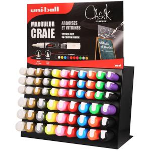 Kreidemarker Chalk, 63er Display uni-ball PWE/63 004 (3296280038278)