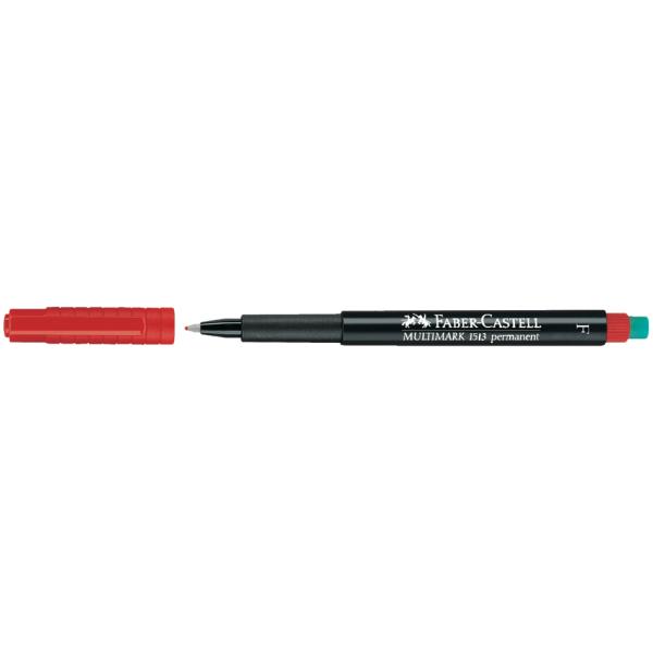 FABER-CASTELL Permanent-Marker MULTIMARK S, grün Faber-Castell 152363 (4005401523635)