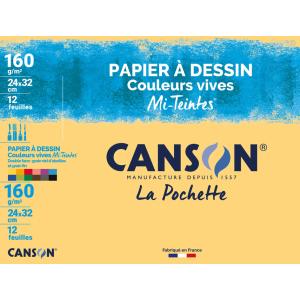 Zeichenpapier Mi-Teintes, 240 x 320 mm, 160 g/ qm CANSON C200002776 (3148950027764)
