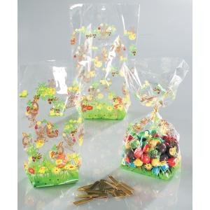 Ostercellglasbeutel 11,5x19 cm 10 Stück mit 4-farbigem Druck FOLIA 251 (4001868002515)