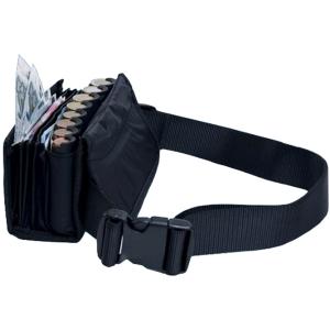 Kellnergeldtasche Noten & Münzen EUROWALLET, schwarz RESKAL 35305 (3700092266557)