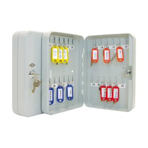 Schlüsselschrank für 24 Schlüssel, lichtgrau WEDO 102 52437X (4003801789255)