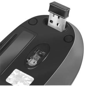 Optische Mini Maus, kabellos, USB Dongle, schwarz LogiLink ID0069 (4260113574836)