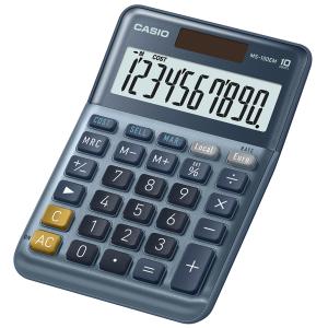 Tischrechner MS-100EM, 10-stellig, silber CASIO (4549526609923)