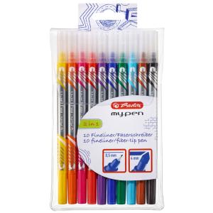 Fasermaler/ Fineliner my.pen, 10er Etui herlitz 300003401 (4008110498201)