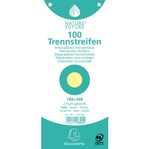Trennstreifen Premium, 105 x 240 mm, gelb EXACOMPTA 13325B (4015171133255)