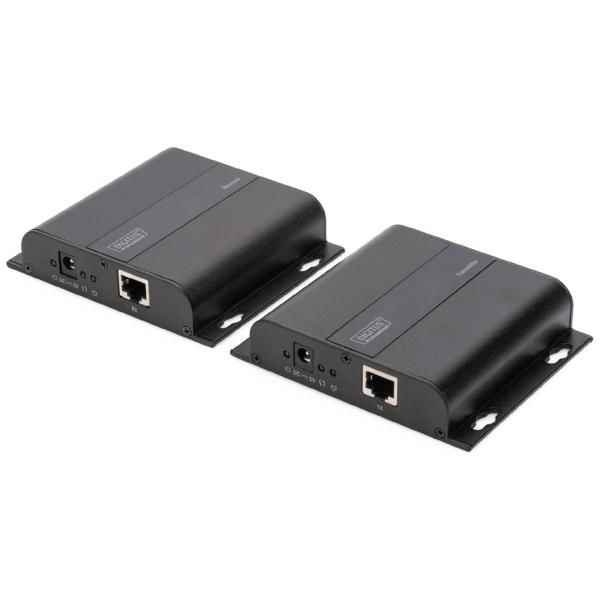 4K HDMI Extender Set über Kat / IP, schwarz DIGITUS DS-55122 (4016032448976)