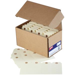 Warenanhänger, 100 x 51 mm, neutral, ohne Draht APLI 121374 (3270241213744)