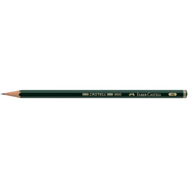 FABER-CASTELL Bleistift CASTELL 9000, Härtegrad: 5H Faber-Castell 119015 (4005401190158)