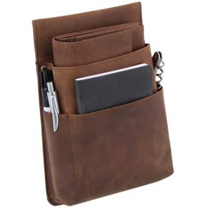 Gürteltasche für Kellnerbörse, Hunter-Leder, grau Alassio 42197 (4021068421978)