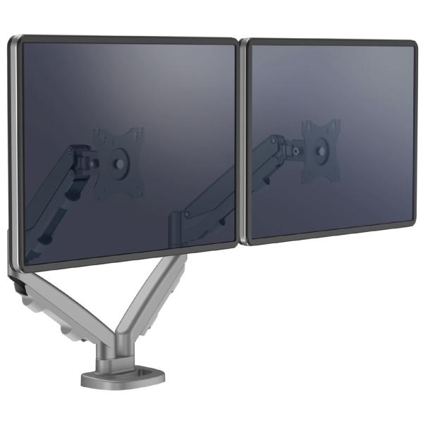 Doppel-Monitorarm Eppa, silber Fellowes 9683301 (0043859749324)