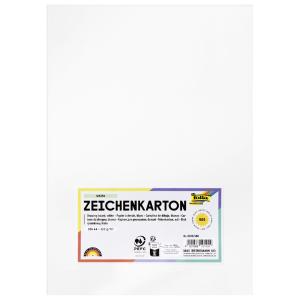 Zeichenkarton, DIN A4, 120 g/ qm, weiß folia 8300 (4001868083002)