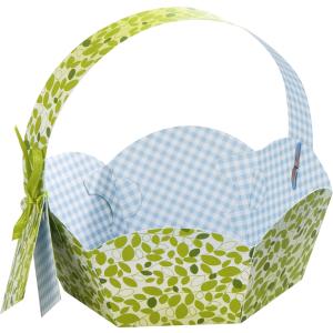 Geschenkkörbchen aus Motivkarton, Durchm.: 115 mm folia 975124 (4001868057607)