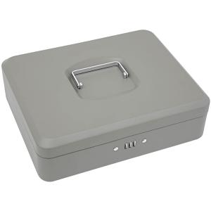 Geldzählkassette Standard, mit Zahlenschloss, grau WEDO 149758012 (4003801863597)