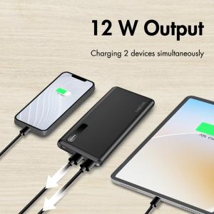 Powerbank, 8.000 mAh, 2x USB-A, schwarz LogiLink PA0311 (4052792071061)