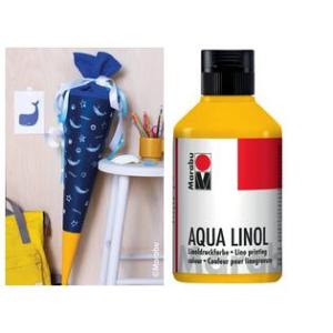 Aqua-Linoldruckfarbe, schwarz, 250 ml Marabu 15100013073 (4007751372574)