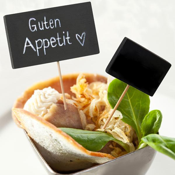 Fingerfood-Spieße 'Blackboard', Länge: 90 mm PAPSTAR 87201 (4002911872017)