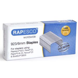 Heftklammern 923/ 20, verzinkt, 1.000 Stück RAPESCO 1241 (5018505005500)