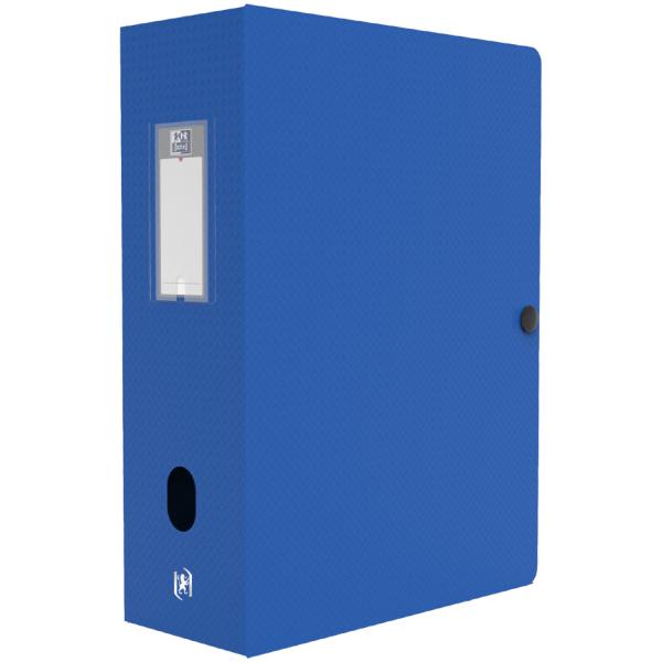 Sammelbox Memphis, Füllhöhe: 100 mm, DIN A4, blau Oxford 100200124 (3045050030345)