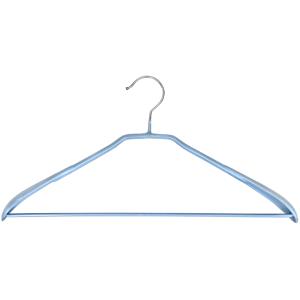 Metall-Kleiderbügel mit Steg, gummiert, grau Peggy Perfect 90568 (4006938905680)