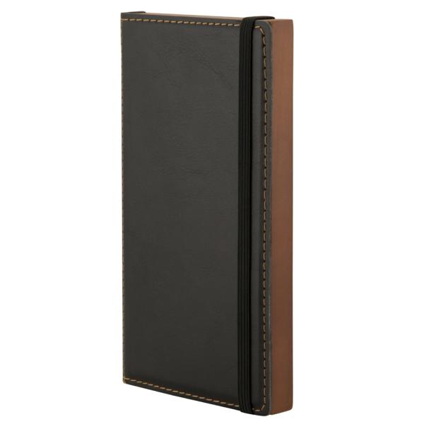 Rechnungsmappe WOOD, aus Leder und Holz, grau Securit MC-DBBP-GY (8719075283189)