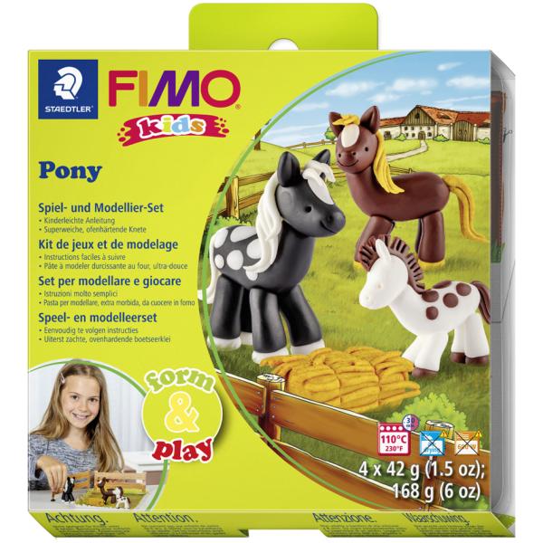 kids Modellier-Set Form & Play 'Pony', Level 2 FIMO 8034 08 LY (4007817806142)