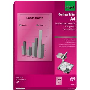 Sigel Laserfolien Lf419 Klar, 100 St. (4004360995224)