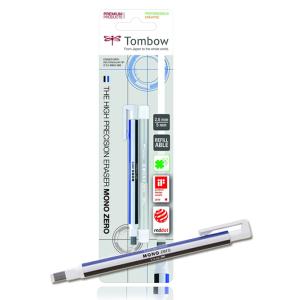 Tombow Radierstift 'MONO zero', eckige Spitze, Blisterkarte TOMBOW EHR-KUS (4003198502314)
