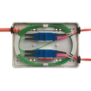 Telegärtner Micro-Spleißbox, 4 x SC Duplex Kupplung 100022203 (4018359271985)
