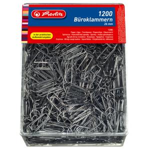 Büroklammern, aus Metall, verzinkt, 26 mm herlitz 300002402 (4008117013568)