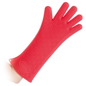 Silikon-Handschuh 'HEATBLOCKER', rot, Länge: 350 mm HYGOSTAR 33216 (4015544332162)