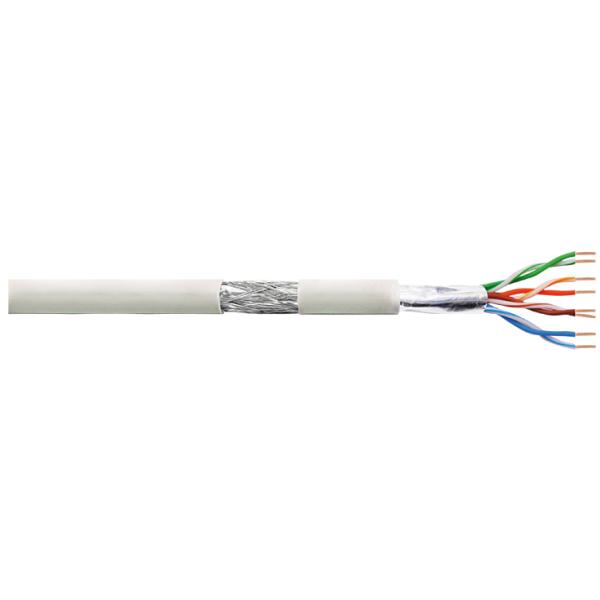 LogiLink Patchkabel, Kat. 5e, SF/ UTP, 100 m, grau CPV0017 (4260113565575)