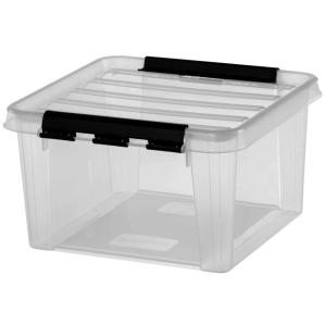Aufbewahrungsbox CLASSIC 7 L, Clips: schwarz smartstore 3495070 (7332462017962)