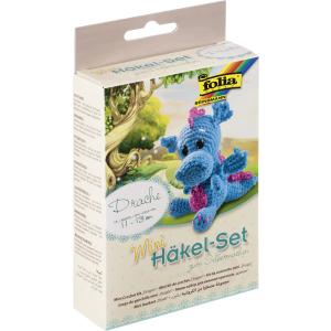 Mini-Häkelset 'Drache' folia 23911 (4001868093261)